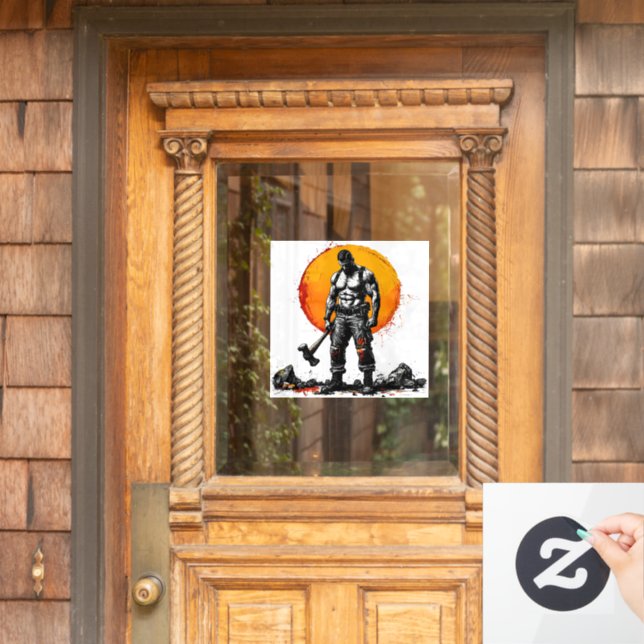 warrior barbarian mediaeval fantasy hummer strengt (Home Door)