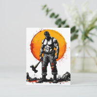 warrior barbarian mediaeval fantasy hummer strengt