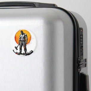 warrior barbarian mediaeval fantasy hummer strengt magnet