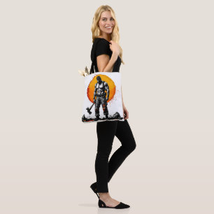 warrior barbarian mediaeval fantasy hummer Tote