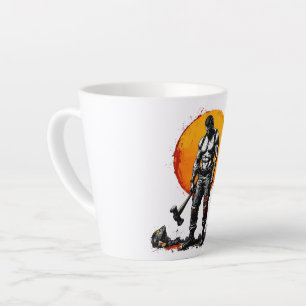 warrior barbarian mediaeval fantasy hummerLatte Mu Latte Mug