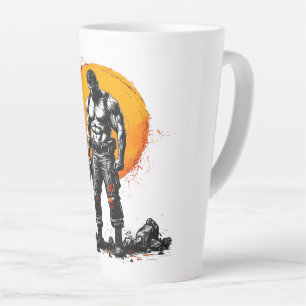 warrior barbarian mediaeval fantasy hummerLatte Mu Latte Mug