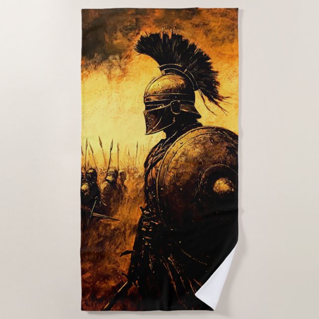 Warrior Beach Towel (Front)
