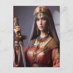 Warrior Beauty Postcard