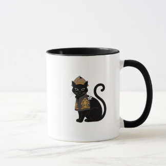 Warrior Black Cat Coffee Mug