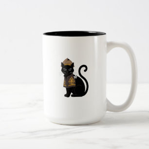 Warrior Black Cat Coffee Mug