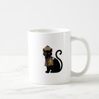 Warrior Black Cat Coffee Mug