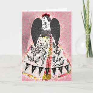 Warrior, blank card, artwork by Lisa Casineau Card
