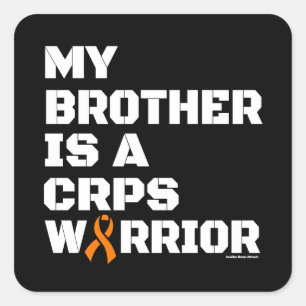 Warrior/Block/Brother...CRPS Square Sticker