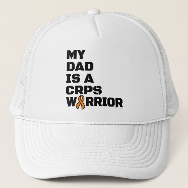 Warrior/Block/Dad...CRPS Trucker Hat (Front)