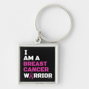 Warrior/Block/I am...Breast Cancer Key Ring
