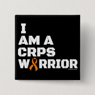 Warrior/Block/I Am...CRPS 15 Cm Square Badge
