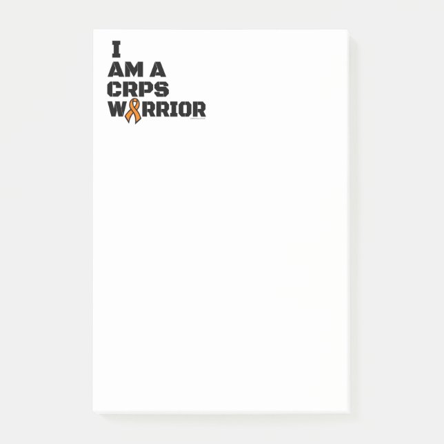 Warrior/Block/I Am...CRPS Post-it Notes (Front)