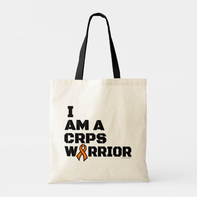 Warrior/Block/I Am...CRPS Tote Bag (Back)