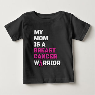 Warrior/Block/Mum...Breast Cancer Baby T-Shirt