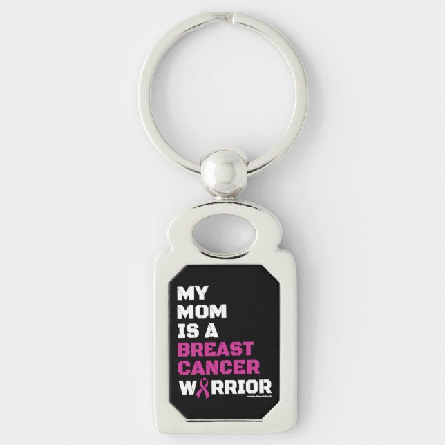 Warrior/Block/Mum...Breast Cancer Key Ring (Front)