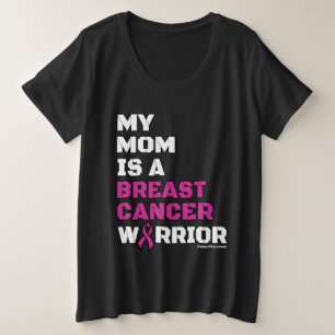 Warrior/Block/Mum...Breast Cancer Plus Size T-Shirt