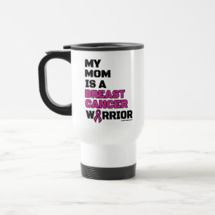Warrior/Block/Mum...Breast Cancer Travel Mug