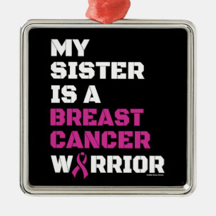 Warrior/Block/Sister...Breast Cancer Metal Tree Decoration