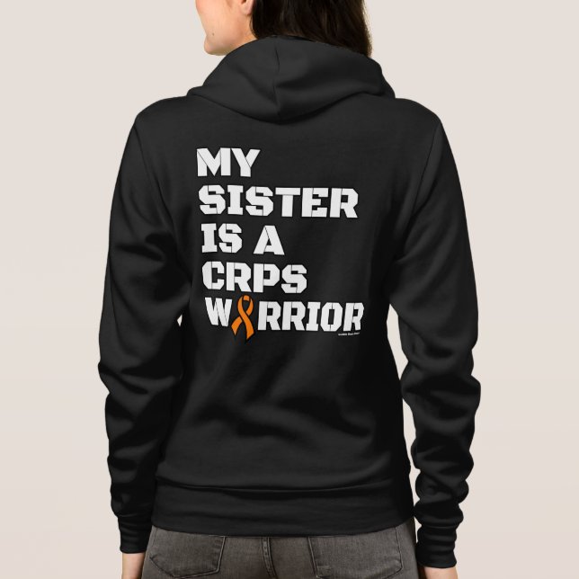 Warrior/Block/Sister...CRPS Hoodie (Back)