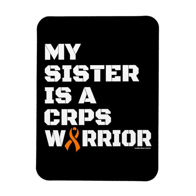 Warrior/Block/Sister...CRPS Magnet (Vertical)