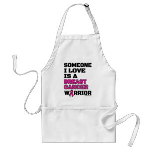 Warrior/Block/Someone I Love...Breast Cancer Standard Apron