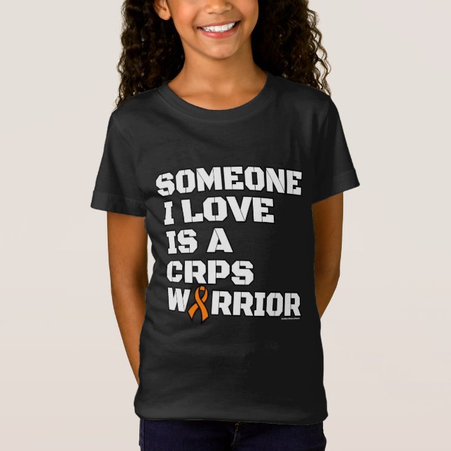 Warrior/Block/Someone I Love...CRPS T-Shirt (Front)