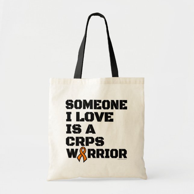 Warrior/Block/Someone I Love...CRPS Tote Bag (Front)