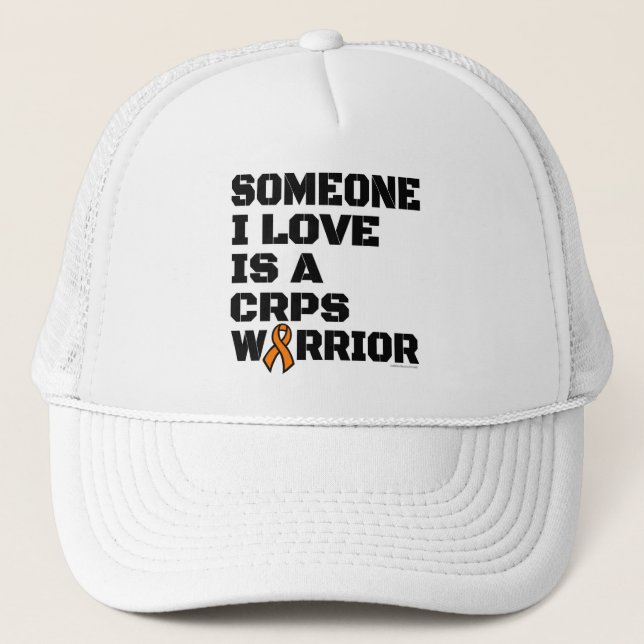 Warrior/Block/Someone I Love...CRPS Trucker Hat (Front)