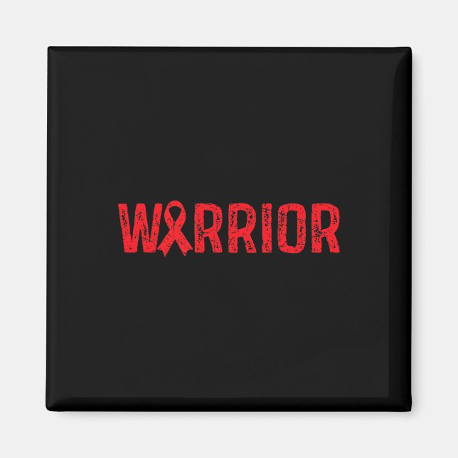 Warrior Blood Cancer Awareness  Magnet (Front)