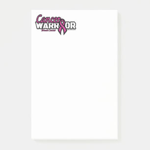 Warrior...Breast Cancer Post-it Notes