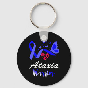 Warrior Butterfly Awareness Support Key Ring