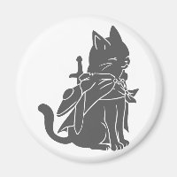 Warrior cat silhouette - Choose background colour