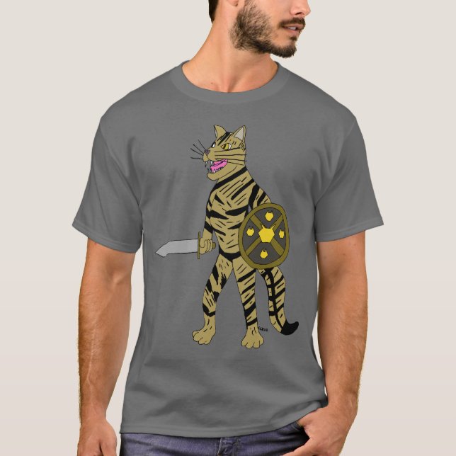 Warrior Cat  T-Shirt (Front)
