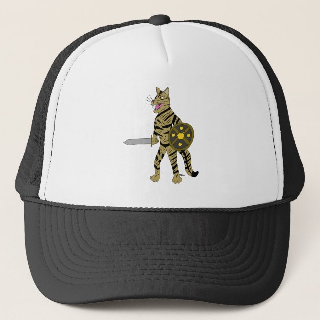 Warrior Cat Trucker Hat (Front)