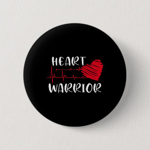 Warrior Chd Awareness Present Congenital Heart Dis 6 Cm Round Badge
