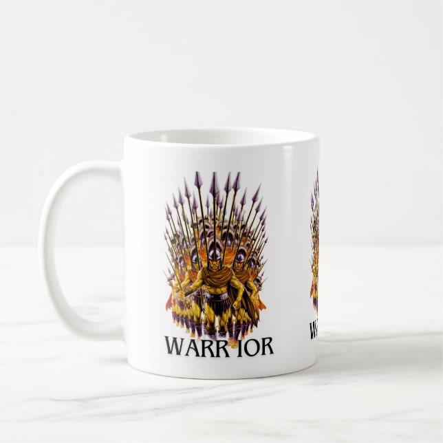 warrior coffee mug (Left)
