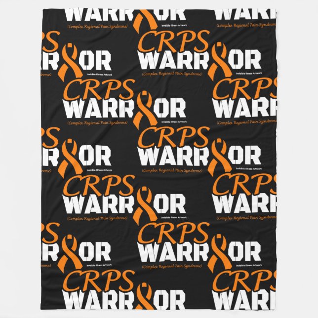 WARRIOR...CRPS FLEECE BLANKET (Front)