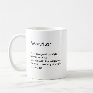 Warrior, Custom Warrior Gift, Alcoholics Anonymous Coffee Mug