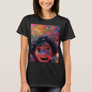 Warrior Face Art T-Shirt   Tribal Warrior Graphic 