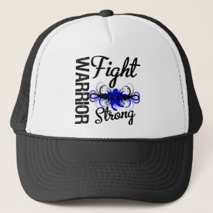 Warrior Fight Strong Colon Cancer Trucker Hat