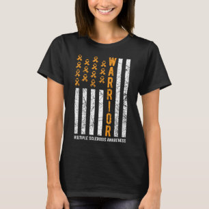 Warrior For Women And Men Multiple Sclerosis Aware T-Shirt