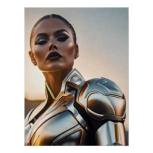 Warrior Girl of the Future Poster
