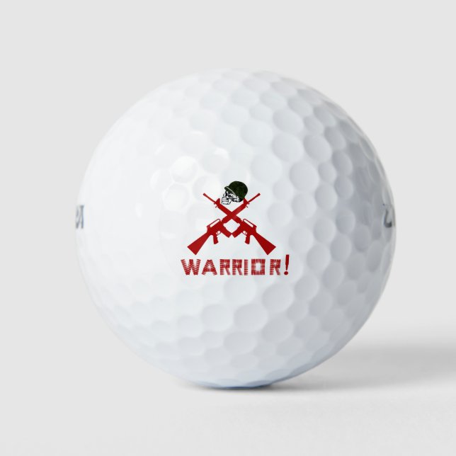 WARRIOR GOLF BALLS (Front)