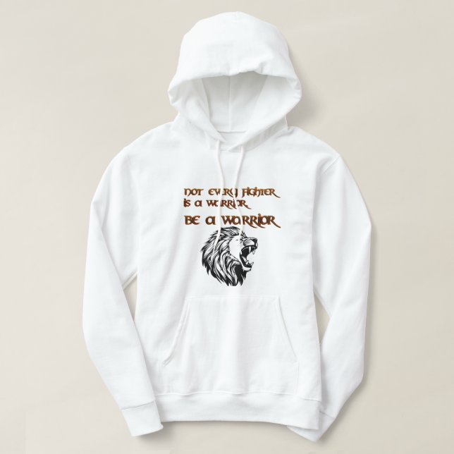 warrior hoodie (Design Front)