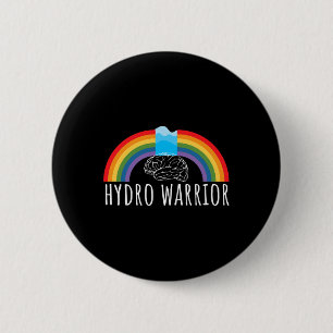 Warrior Hydrocephalus Awareness Brain Shunt Surviv 6 Cm Round Badge