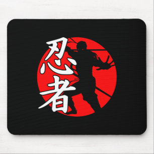 Warrior Japan Ninja T Shirt Karate Judo Comt Strug Mouse Pad