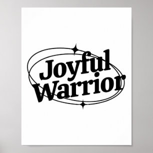 Warrior Kamala Harris Tim Walz Waltz 2024 Poster