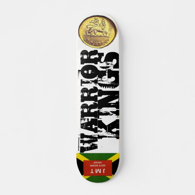 WARRIOR KINGS Skateboard, 7¾" Deck Skateboard (Front)