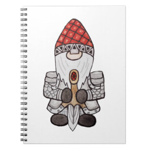 Warrior Knight Gnome  Notebook